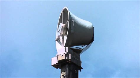 Whelen Hornet Tornado Siren Test Mt Pleasant Mi Youtube