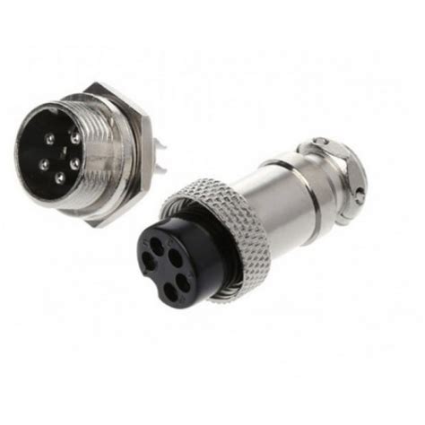 Buy Gx Pin Round Shell Aviation Connector Set Of Male And Female