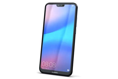 3d Huawei P20 Lite Midnight Turbosquid 1304230