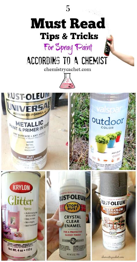 Five Must Read Tips and Tricks for Spray Paint