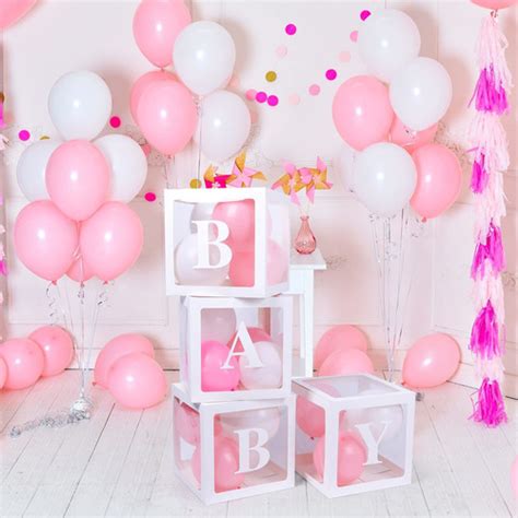 Voircoloria Cajas De Beb Con Letras Para Baby Shower Caj Env O Gratis