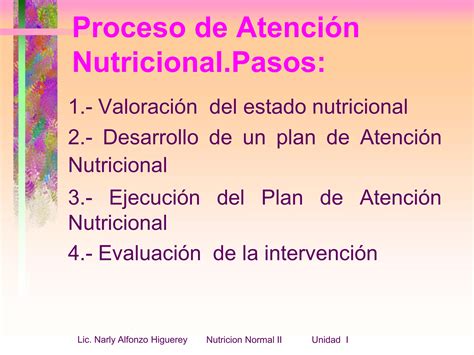 Pan Proceso De Atencion Nutricional Ppt Descarga Gratuita