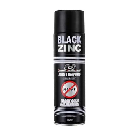 Black Zinc 400g Aerosol Silver Zinc Supplies