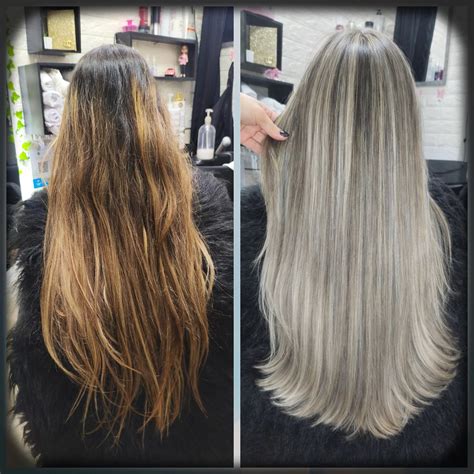 Loiro 7.1 Antes E Depois - DeisyHair - ANTES x DEPOIS que fala por si Esse loiro passou por um ...