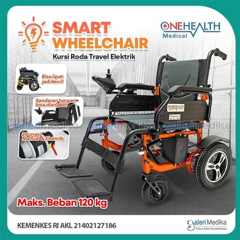 Jual Kursi Roda Travel Elektrik Onehealth Smart Wheelchair Kursi Roda