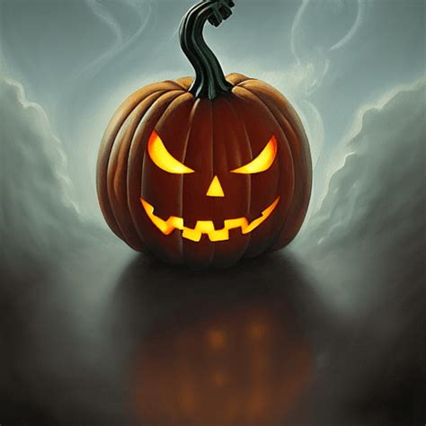 Vintage Halloween Pumpkin Painting · Creative Fabrica