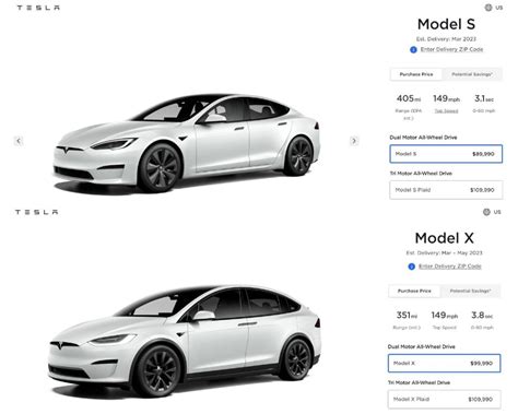 Tesla Model X and Model S get price reduction in the U.S.