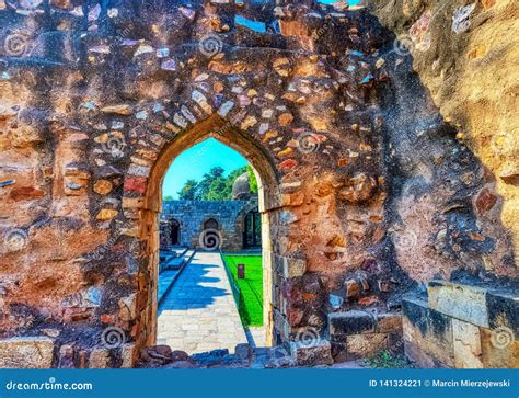 Tomb of Alauddin Khalji at Qutub Minar Complex in New Delhi Stock Image ...