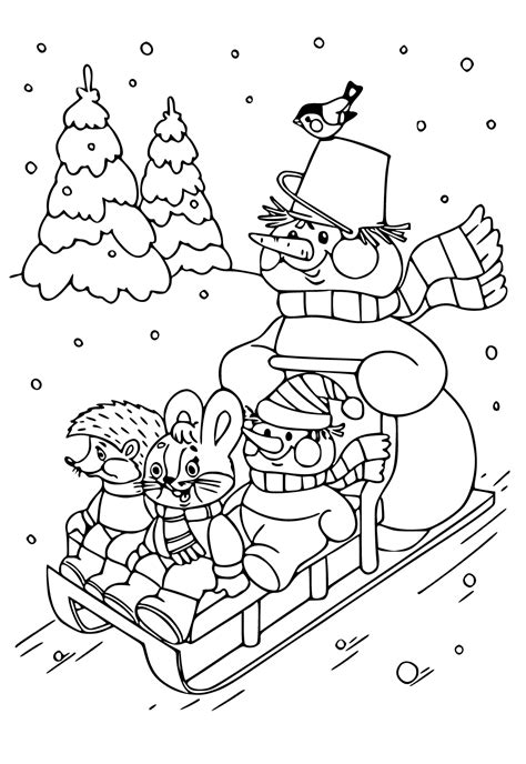 Desenho E Imagem Inverno Animais Para Colorir E Imprimir Gr Tis Para