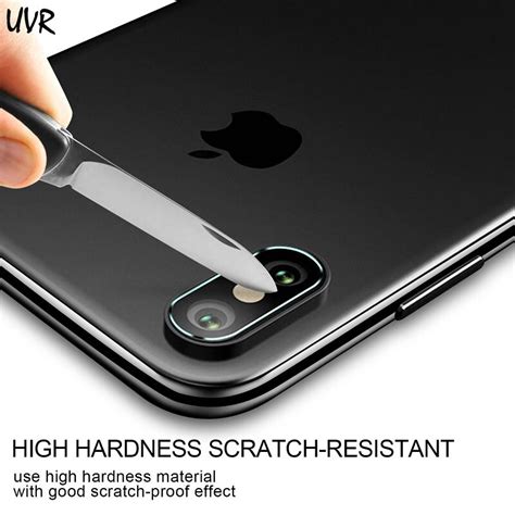 UVR 100 Boxes Camera Lens Screen Protector For iPhone X 10 8 7 6 6S ...