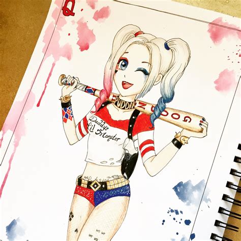 Dibujos De Harley Quinn A L Piz Margot Robbie Comics The Best Porn