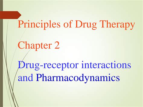 Solution Chapter2 Drug Receptor Interactions And Pharmacodynamics