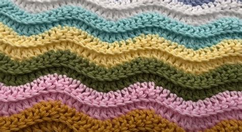 Crochet Ripple Stitch Tutorial Step By Step - Crochet Everything