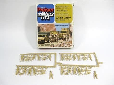 Toy Soldiers Preiser Military Models ,72500 ,boxed Set 1/72 modern US ...