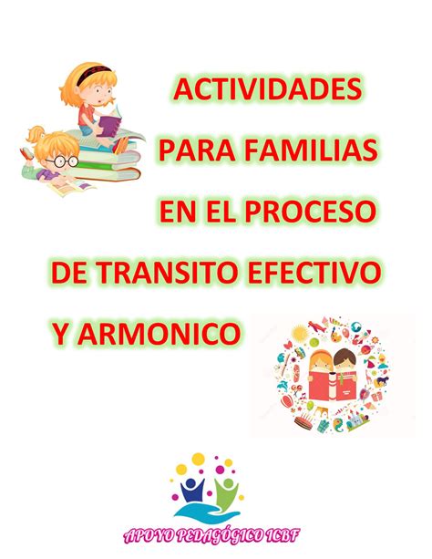 Actividades Para Familias En El Proceso De Transito Efectivo Y Armonico