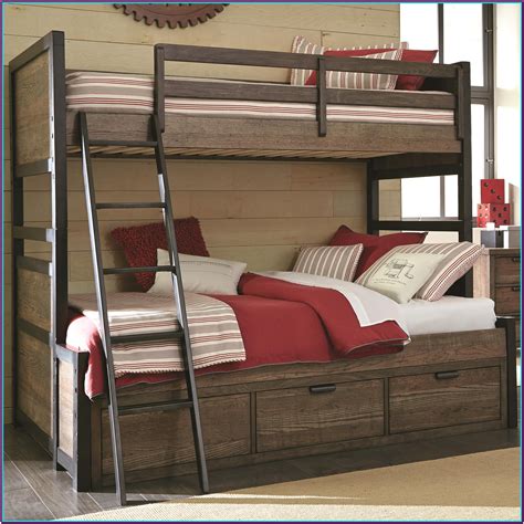 Twin Over Twin Bunk Bed With Storage Stairs - Bedroom : Home Decorating ...