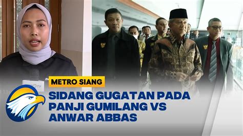 Sidang Gugatan Panji Gumilang VS Anwar Abbas YouTube