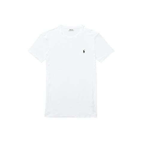 Polo Ralph Lauren Cotton Crewneck Tee Hvit Follestad