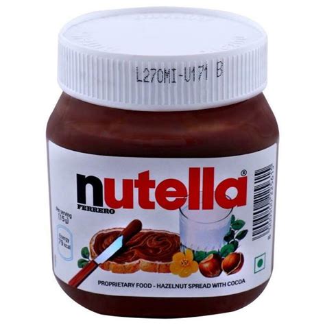 Nutella Ferrero Hazelnut Spread With Cocoa 290 g - JioMart