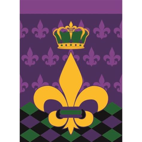 Garden Crowned Fleur De Lis Flag, 1 - Fred Meyer