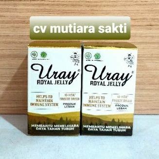 Jual URAY ROYAL JELLY 30kapsul Produk Lebah Sistem Imun MADU URAY JELLY