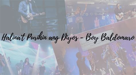 Halina't Purihin Ang Diyos - Boy Baldomaro Chords and Lyrics - Kaps Worship