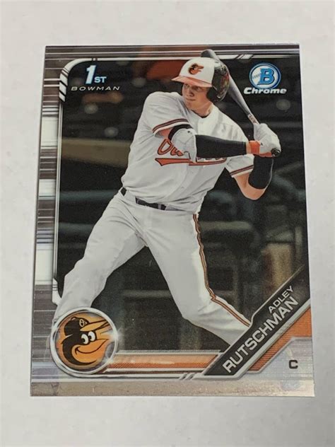 Adley Rutschman Bowman Chrome Draft Rc Orioles Bowman