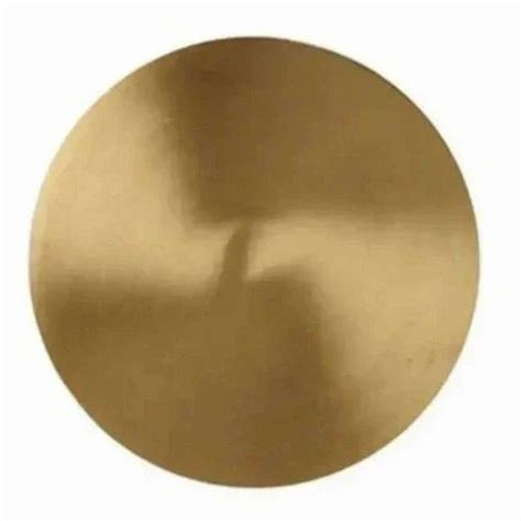 Hot Rolled Industrial Brass Circle Sheet For Hardware Fitting Circular At Rs 550kg In Jagadhri