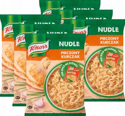 Zupa Knorr Nudle Pieczony Kurczak 61g X 6 ERLI Pl