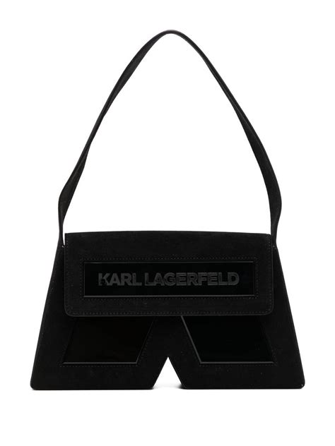 Karl Lagerfeld Suede Kessential Shoulderbag Editorialist