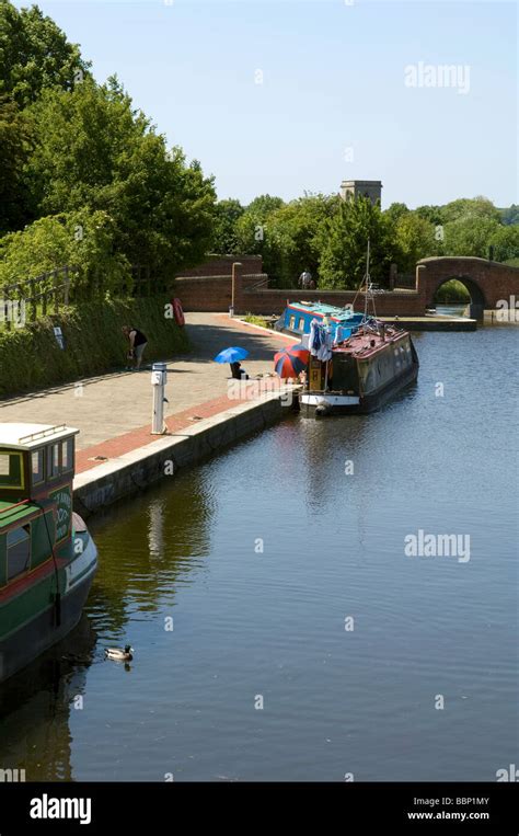 Boats In The Shireoaks Marina On The Chesterfield Canal Near Worksop