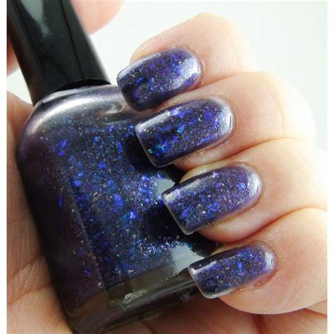 The Secret To Life 15ml Deep Purple Jelly Flakie Mix Nail Polish