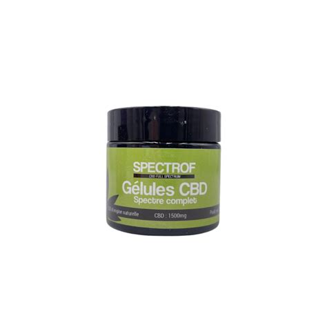 Gélules Capsules CBD 1500mg 30 capsules