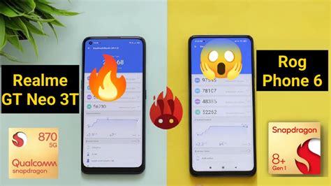 Snapdragon 8 Gen 1 Vs Snapdragon 870 Antutu Test Realme Gt Neo 3t Vs