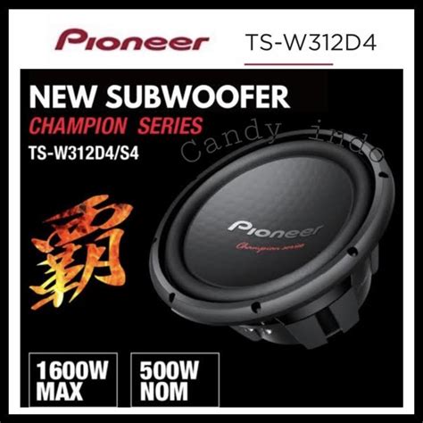 Jual Subwoofer Pioneer Inch Ts W D Double Coil Dual Ohm