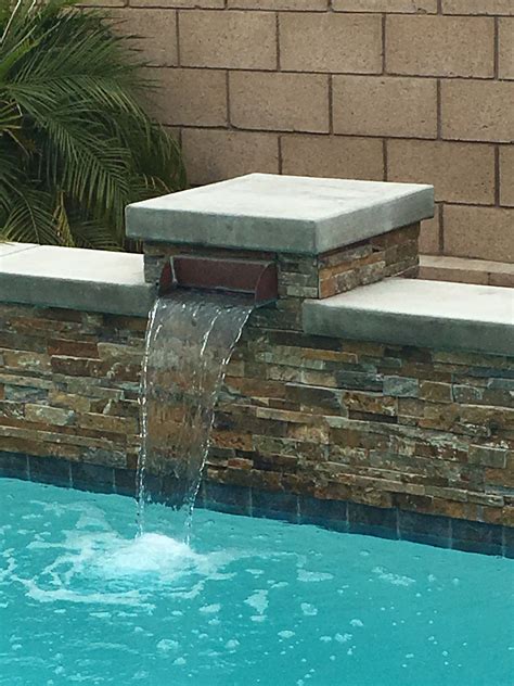 Radius Swimming Pool or fountain Scupper 8 Inch Wide