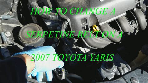 2008 Toyota Yaris Serpentine Belt Diagram Wiring Diagram Pictures