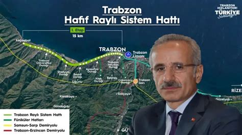 Bakan Uraloğlu Trabzon daki Raylı Sistem İçin Son Bilgileri Verdi