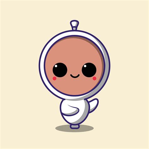 Illustration of a cute ghost named pocong 5225579 Vector Art at Vecteezy