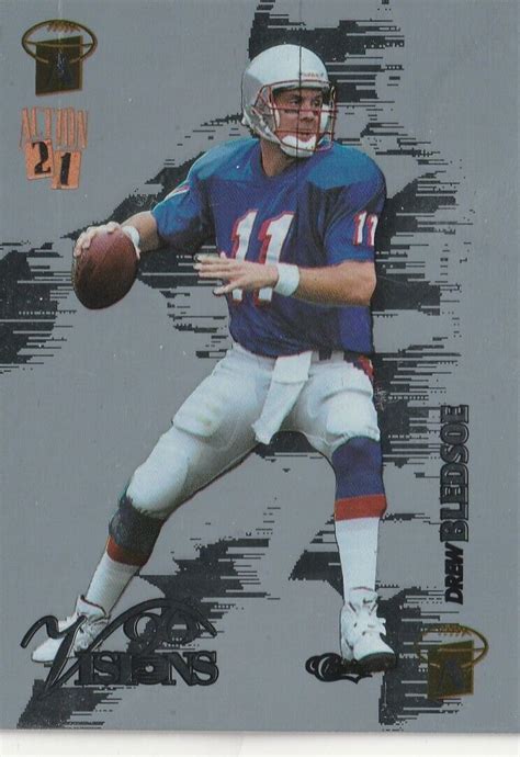 Drew Bledsoe Classic Visions Action Redeem Card Db Values