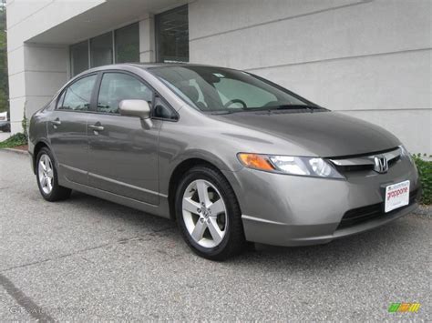 2007 Galaxy Gray Metallic Honda Civic EX Sedan 18915450 GTCarLot