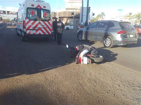 Joven Motociclista Lesionado Tras Accidente En Avenida Heroico Colegio