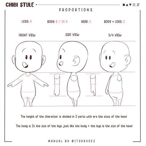 Chibi Body Proportions