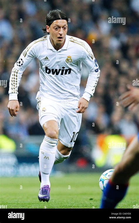 Mesut Ozil Real March 14 2012 Football Soccer Uefa Champions