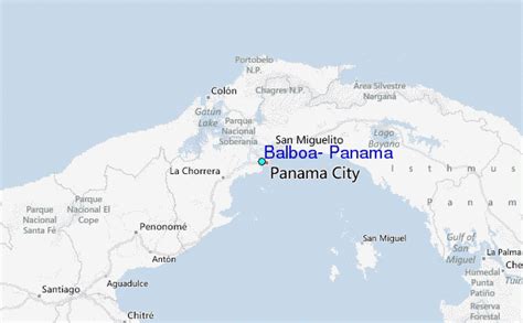 Balboa Panama Tide Station Location Guide