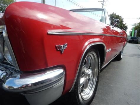 1966 Chevrolet Impala Ss Convertible Regal Red With Red Interior For