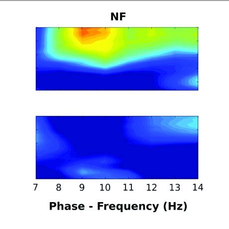 Group Average Maps Of Phase Amplitude Coupling Pac Within Electrode