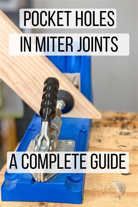 How To Make Pocket Holes In Miter Joints Anika S DIY Life