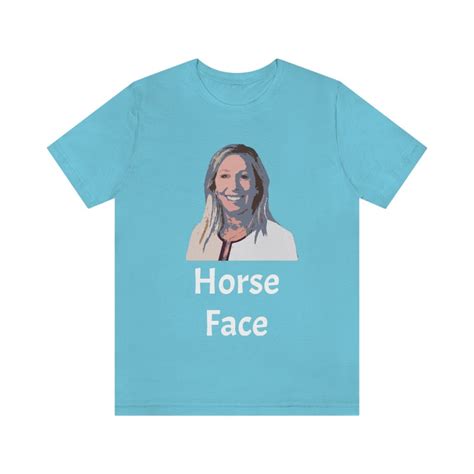 Marjorie Taylor Greene Horse Face Anti Conservative Short Etsy