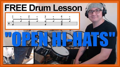 Open Hi Hats ★ Free Beginner Video Drum Lesson How To Play Drum Beat